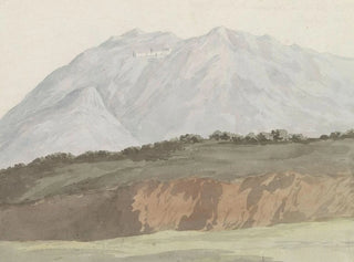 AbrahamLouisRodolphe Ducros - Gezicht op kartuizerklooster van Monte Vergine hoog gelegen boven Avellino.webp