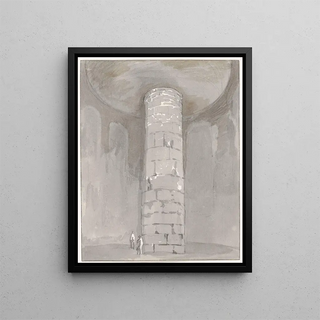 AbrahamLouisRodolphe Ducros - Interieur van toren op het graf van Ciceron tussen Itri en Gaeta.webp