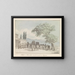 Stop at Francolisi before arriving at Capoue - Abraham Louis Rodolphe Ducros — framed artwork on a wall