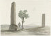 Two fragments of columns from the Temple of Zeus Olympian, half a league from the Anapus River - Abraham Louis Rodolphe Ducros — artwork view