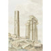 gevel westkant van de tempel van Juno Lucina - Abraham Louis Rodolphe Ducros — weergave van het kunstwerk