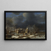 Château de Poelgeest à Koudekerk - Abraham Beerstraaten — framed artwork on a wall