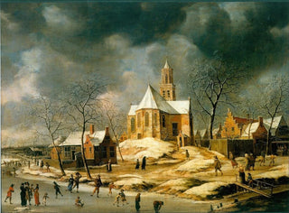 Abraham Beerstraaten - The village of Midlum.webp