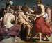 Venus berispt Jupiter - Abraham Janssens — weergave van het kunstwerk