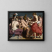 Venus berispt Jupiter - Abraham Janssens — ingelijst kunstwerk aan de muur