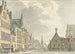 Bergen op Zoom Town Hall and Market - Abraham de Haen the Younger — artwork view