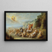 Neptune and Amphitrite - Abraham van Diepenbeeck — framed artwork on a wall