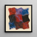 abstract in rood, blauw en violet - Augusto Giacometti — ingelijst kunstwerk aan de muur