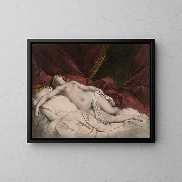 L'âme active - Achille Devéria — ingelijst kunstwerk aan de muur
