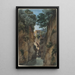 Reproductie van het schilderij Uitzicht op een waterval door een kloof - Achille Etna Michallon