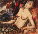 Vrouwelijk handeling - Christian Rohlfs — weergave van het kunstwerk