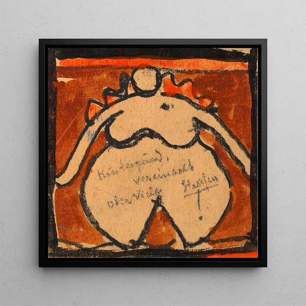 Acte féminin ppiger - Egon Schiele