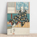 Reproductie van het schilderij Acteur in de rol van Ashikaga Yorikane in Date Kurabe Okuni Kabuki - Utagawa Kuniyoshi