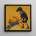 Dankzegging - Jessie Willcox Smith — ingelijst kunstwerk aan de muur