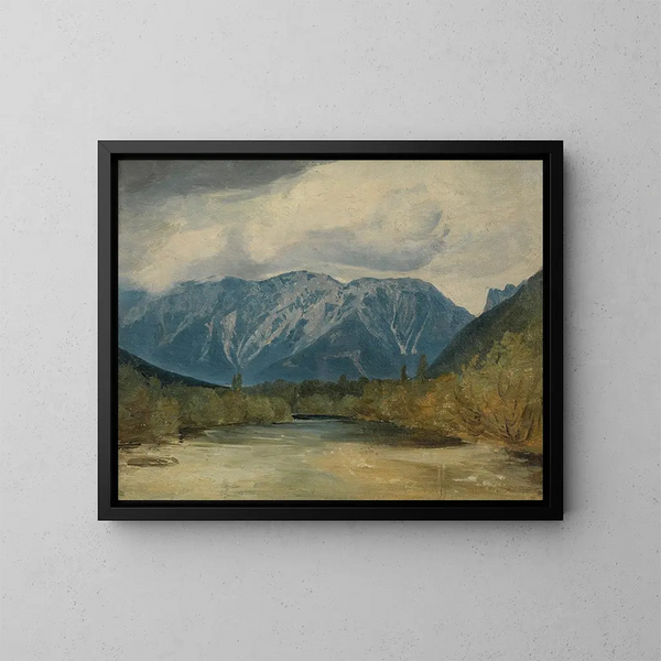 Le Rax en Basse-Autriche - Adalbert Stifter — ingelijst kunstwerk aan de muur