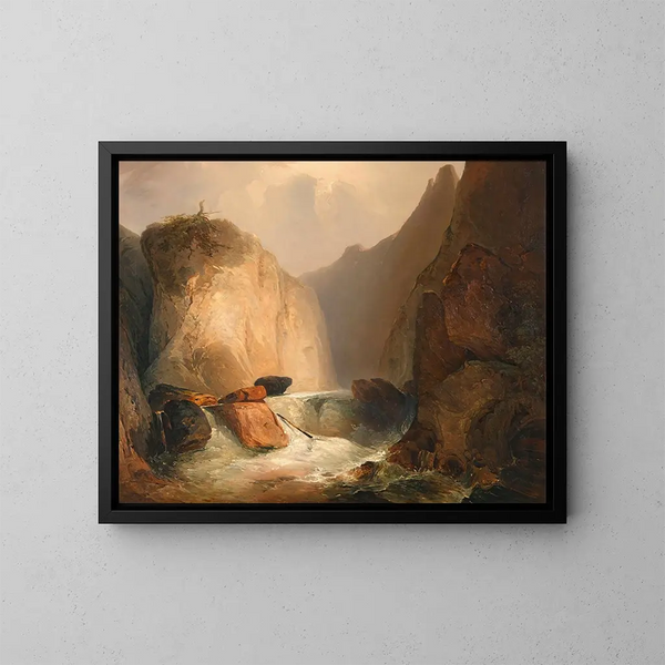 Feest op de Moldau nabij Hohenfurt - Adalbert Stifter — ingelijst kunstwerk aan de muur
