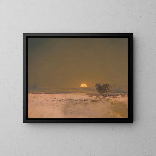 Lever de lune - Adalbert Stifter — ingelijst kunstwerk aan de muur