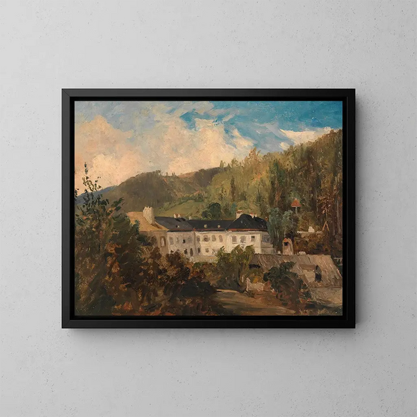 Motief van Neuwaldegg - Adalbert Stifter — ingelijst kunstwerk aan de muur