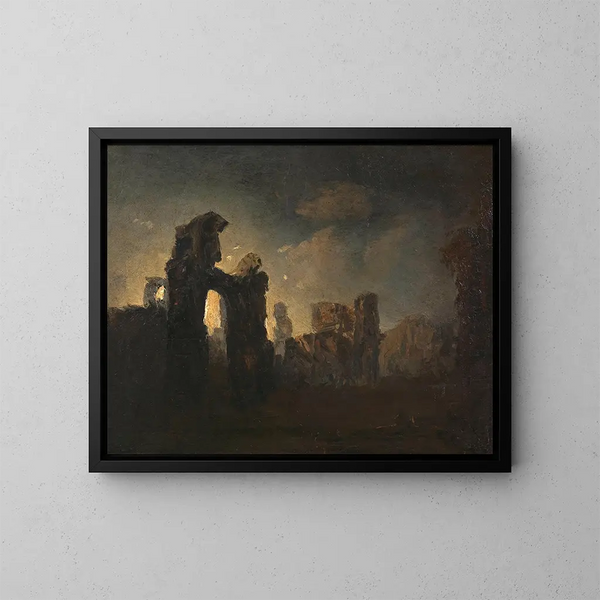 Romeinse ruïnes - Adalbert Stifter — ingelijst kunstwerk aan de muur