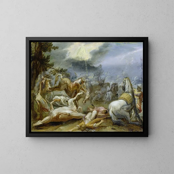 De Bekering van de heilige Paulus - Adam Elsheimer — ingelijst kunstwerk aan de muur
