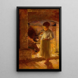 Adam Emory Albright - Fireside Candlelight.webp