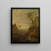 Landschapschilderij - Adam Pynacker — ingelijst kunstwerk aan de muur