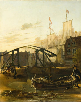 Adam Pynacker - View of a Harbor in Schiedam.webp