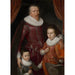 George Seton 8e Lord Seton en 3e Graaf van Winton 1584-1650 Royalist Met zijn zonen - Adam de Colone — weergave van het kunstwerk