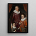 George Seton 8e Lord Seton en 3e Graaf van Winton 1584-1650 Royalist Met zijn zonen - Adam de Colone — ingelijst kunstwerk aan de muur