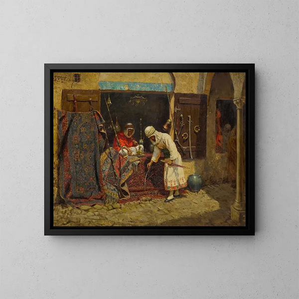 Inspectie van het zwaard - Addison Thomas Millar — ingelijst kunstwerk aan de muur