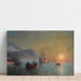 Reproductie van het schilderij Adieu voordat hij op reis gaat vanuit Port Palos in Spanje - Ivan Konstantinovich Aivazovsky