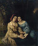 portretten van Héloïse en Anaïs Colin door henzelf - Adolphe-Anaïs Colin — weergave van het kunstwerk