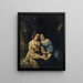 portretten van Héloïse en Anaïs Colin door henzelf - Adolphe-Anaïs Colin — ingelijst kunstwerk aan de muur