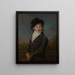 Portret van Auguste Vestris 1760-1842 Franse danser - Adèle Romany — ingelijst kunstwerk aan de muur