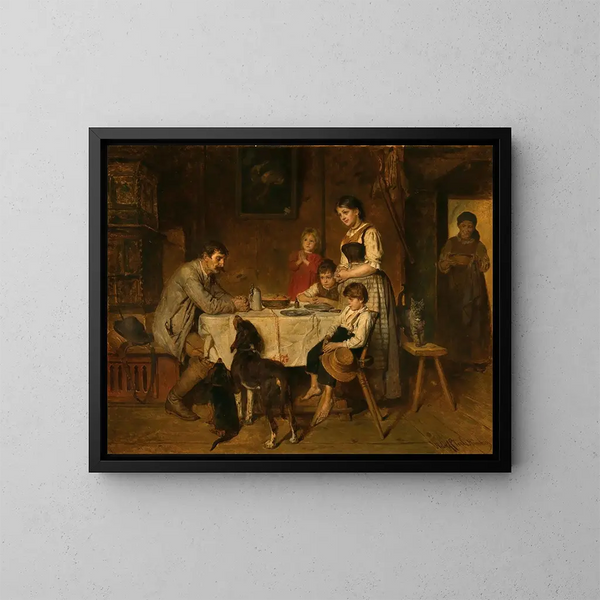 La Grâce - Adolf Eberle — ingelijst kunstwerk aan de muur