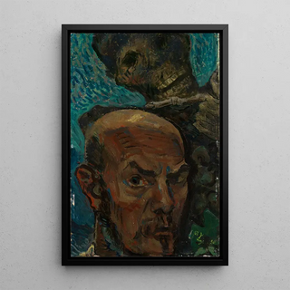 Adolf Hildenbrand - Selfportrait with death.webp