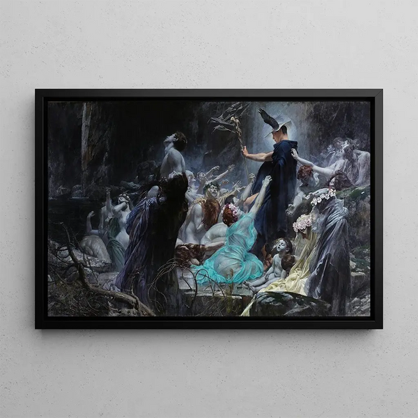 Adolf HirmyHirschl - The Souls At The Acheron.webp
