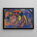 Compositie met cirkel - Adolf Hölzel — ingelijst kunstwerk aan de muur