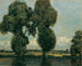 Zilveren populieren - Adolf Hölzel — weergave van het kunstwerk