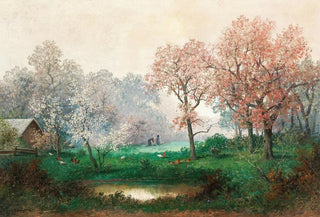 Adolf Kaufmann - Unter blhenden Bumen.webp