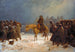 De terugtocht van Napoleon uit Rusland - Adolf Northen — weergave van het kunstwerk
