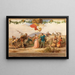 Triumph of the King Wine 9 painting - Adolf Schrödter — framed artwork on a wall