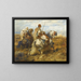 Cavaliers - Adolf Schreyer — ingelijst kunstwerk aan de muur