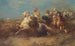 L'embuscade - Adolf Schreyer — weergave van het kunstwerk