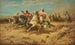La charge - Adolf Schreyer — weergave van het kunstwerk