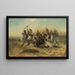 La charge (Conflictdossier) - Adolf Schreyer — ingelijst kunstwerk aan de muur