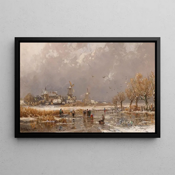 Adolf Stademann - Winter Pleasures On The Ice.webp