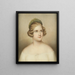 Jenny Lind singer 1820-1887 - Adolf Theer — framed artwork on a wall