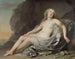 Ariane uitgebreid op de oever van Naxos - Adolf Ulrik Wertmüller — weergave van het kunstwerk