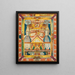 LeantikaRiesenGrandHottell à LionSee India - Adolf Wölfli — ingelijst kunstwerk aan de muur